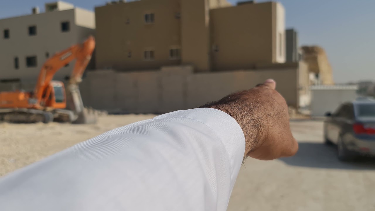 حفر ارض لها مناسيب مختلفة