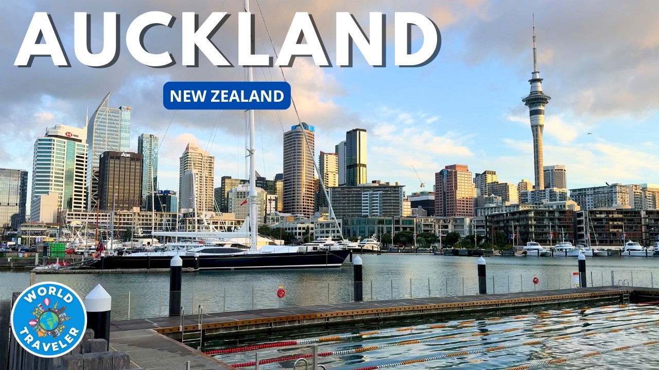 Exploring Auckland at Sunset & Night | City Walk Tour