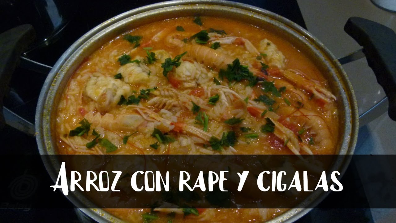 Arroz Con Rape y Cigalas ⌊Receta Portuguesa⌉