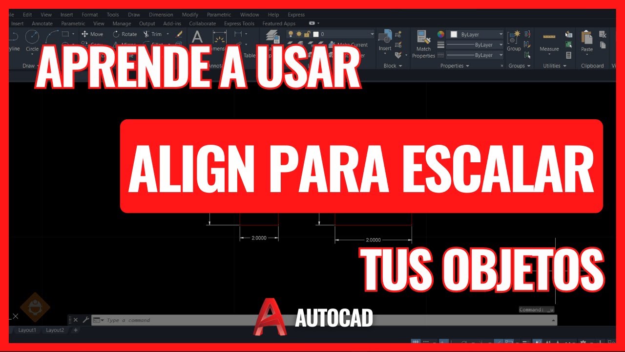Aprende a ESCALAR tus objetos con el comando 