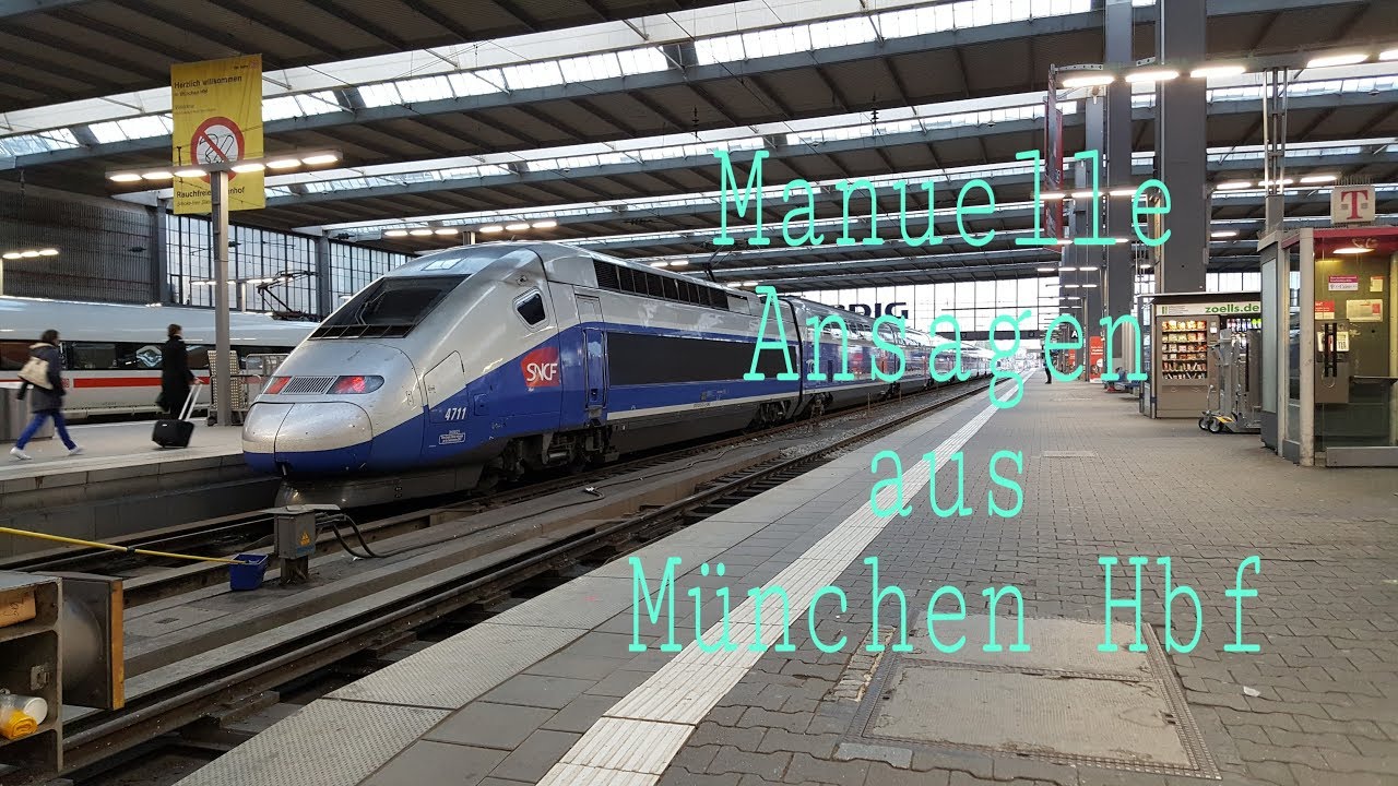Ansagen Manuell München Hbf