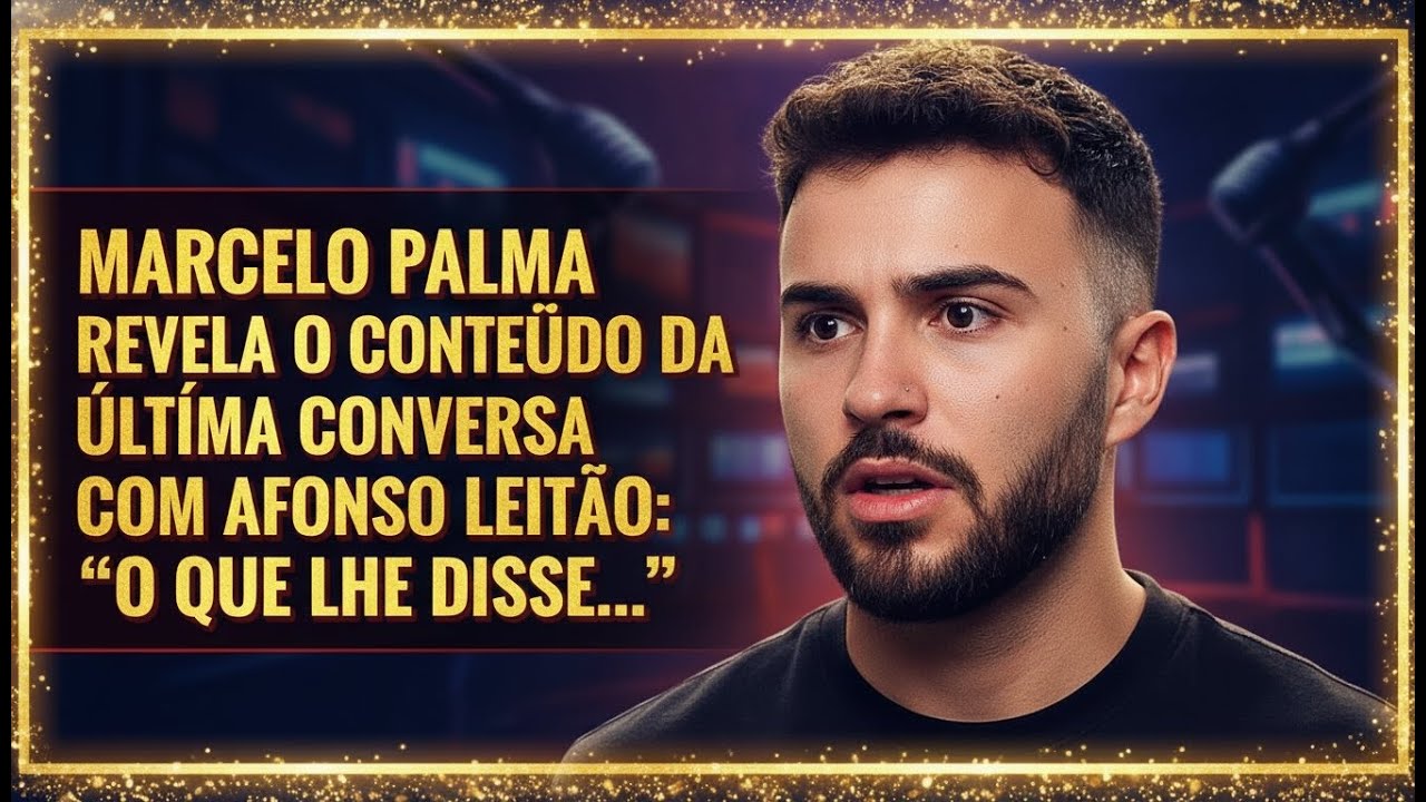 MARCELO PALMA REVELA O CONTEÚDO DA ÚLTIMA CONVERSA COM AFONSO LEITÃO “O QUE LHE DISSE   ”