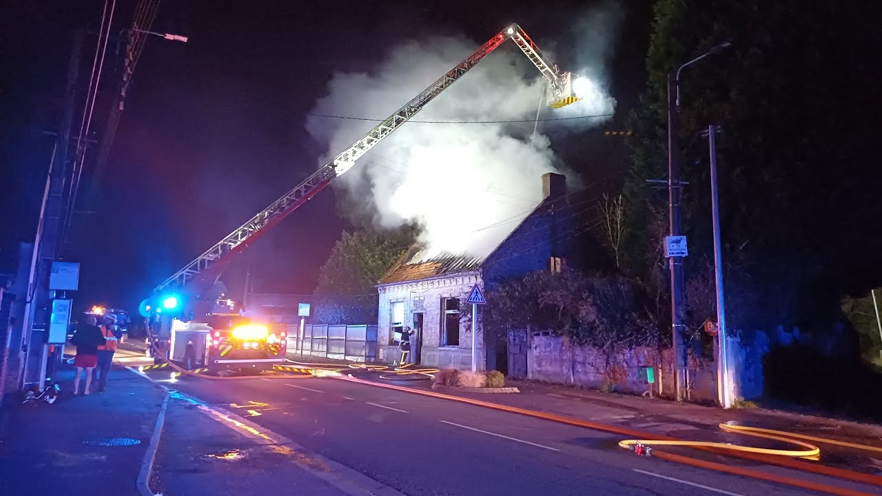 Feu de maison à Raimbeaucourt - 23 Décembre 2024