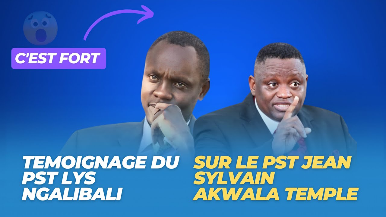 Pst Lys Ngalibali révèle ce que les gens ne savaient pas sur Jean sylvain AKWALA