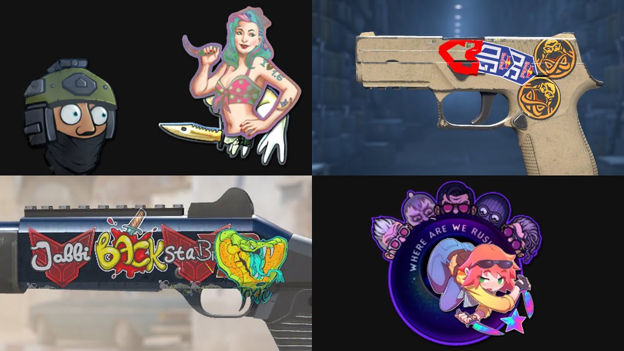 CS2 STICKER COMMUNITY IS GOING OUT OF HAND🤣🤣🔥- CS2 5x Sticker Craft is🔥🔥- FUNNIEST STICKER COMBO CS2
