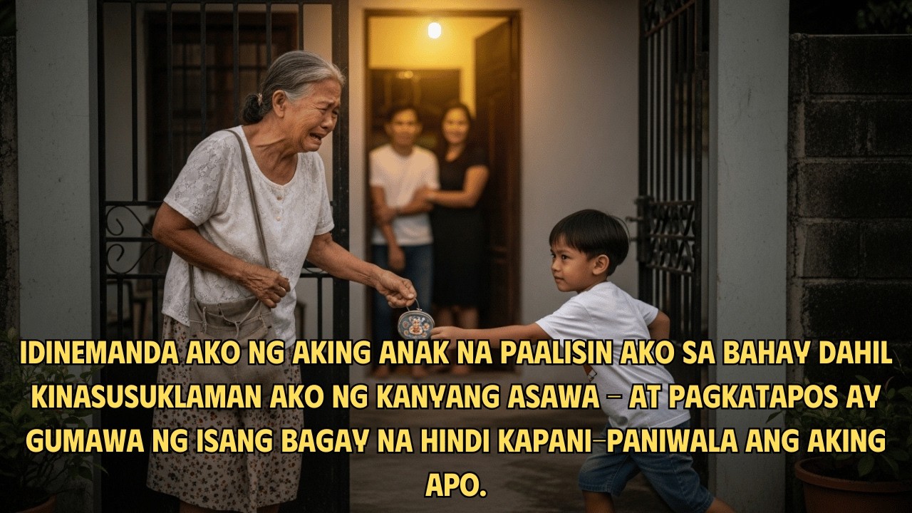 Idinemanda ako ng anak ko na paalisin ako sa bahay dahil galit sa akin ang asawa niya...
