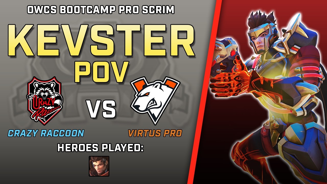 [ Kevster ] Hyperflex on EMRE | Crazy Raccoon vs Virtus Pro | OWCS Bootcamp Pro Scrim