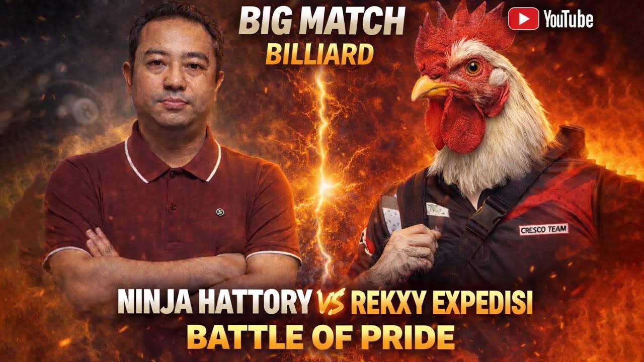 MATCH BILLIARD PALING ANEH! | Ninja Hattory vs Rekxy Ekspedisi