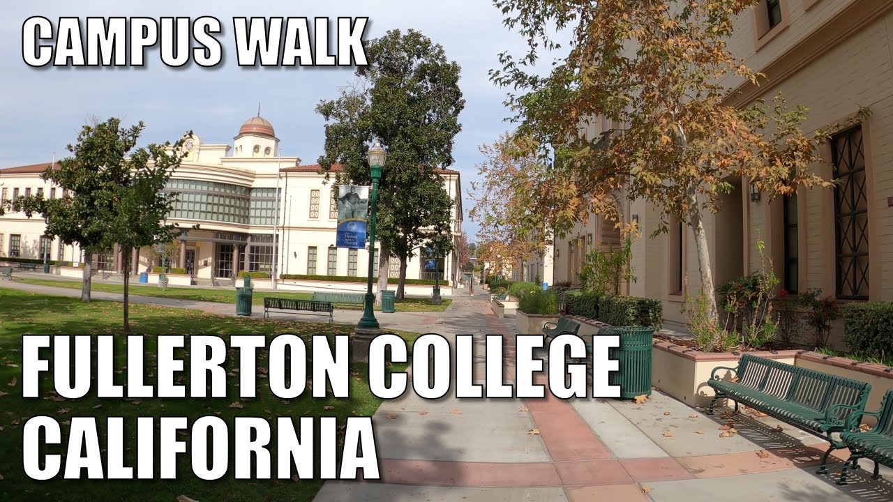 🎓HISTORIC FULLERTON COLLEGE, CALIF - Notable Alumni  | 4K Campus Walk
