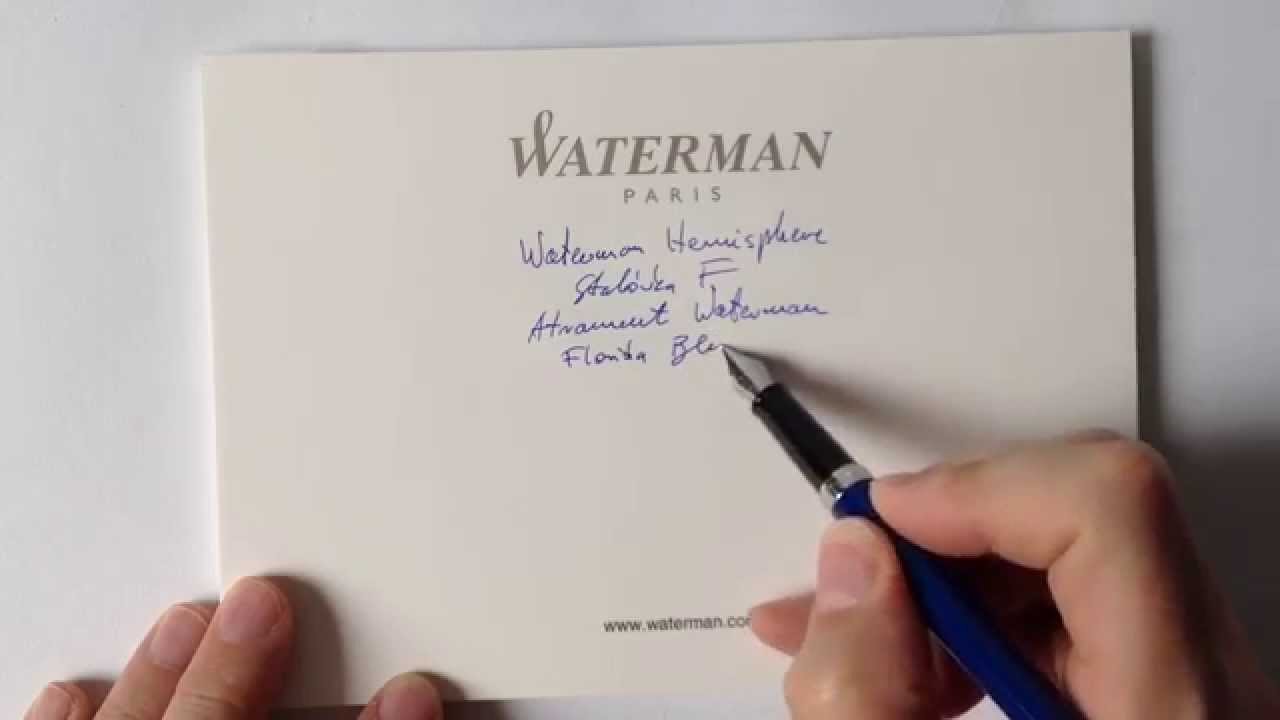 Pióro i długopis - Waterman Hemisphere - prezentacja zestawu