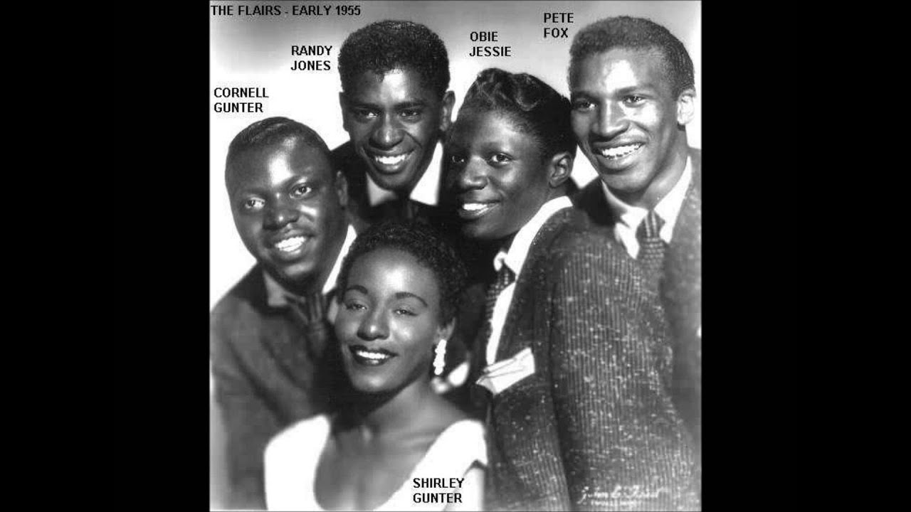 Shirley Gunter and The Flairs - Fortune In Love / I Just Got Rid Of A Heartache - Modern 1001 - 1956