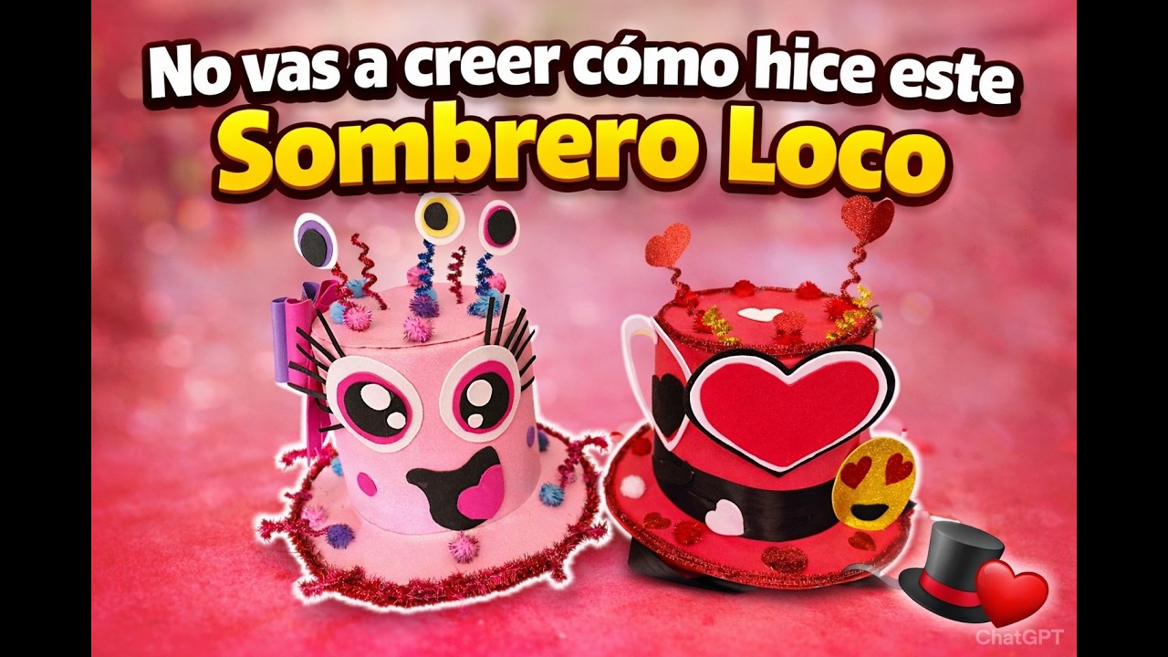 Hice este Sombrero Loco para Niños: El resultado te Sorprenderá