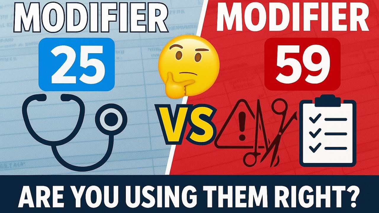 Modifier 25 vs Modifier 59 &ndash; What&rsquo;s the Real Difference?