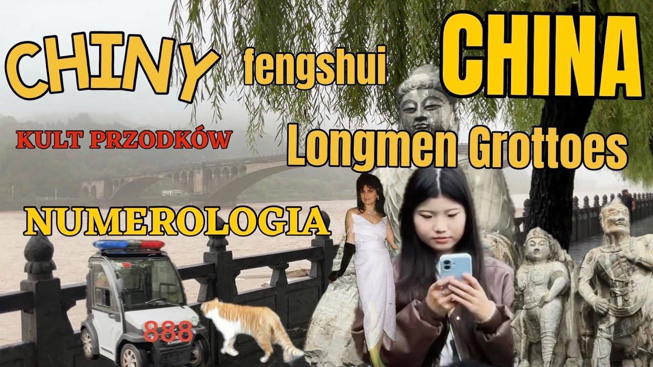 CHINY. Wróżbici, fengshui, numerologia, kult przodków, posągi Buddy-GROTY LONGMEN, ZHENGZHOU #9, 4K