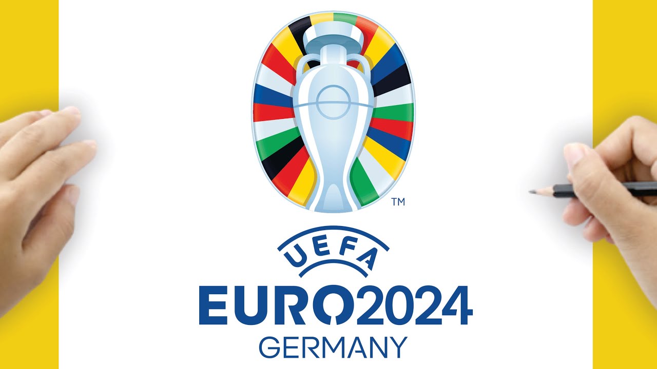 How to Draw the UEFA EURO 2024 Logo | Step-by-Step Tutorial