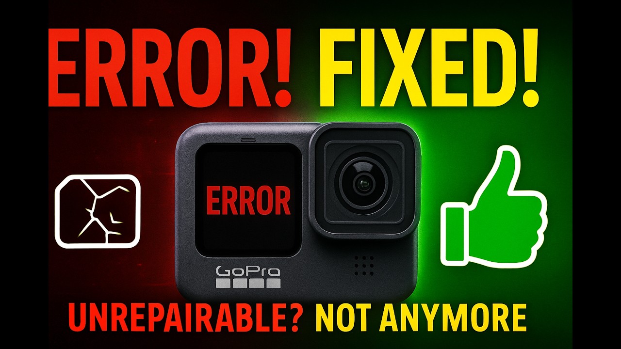 &ldquo;GoPro Low Battery Error Fix &mdash; I Recovered an &lsquo;Unrepairable&rsquo; Camera!&rdquo;