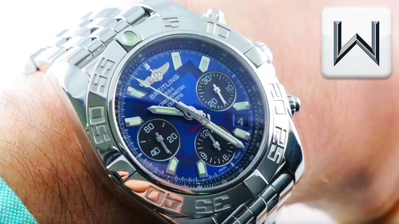 Breitling Chronomat 01 BLUE DIAL 41mm (AB014012/C830) Luxury Watch Review