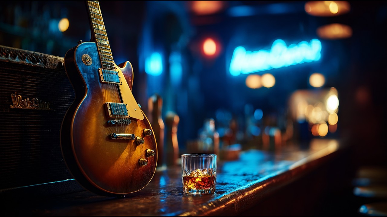Relaxing Whiskey Blues Playlist 🥃 Smooth Midnight Blues & Slow Bourbon Guitar