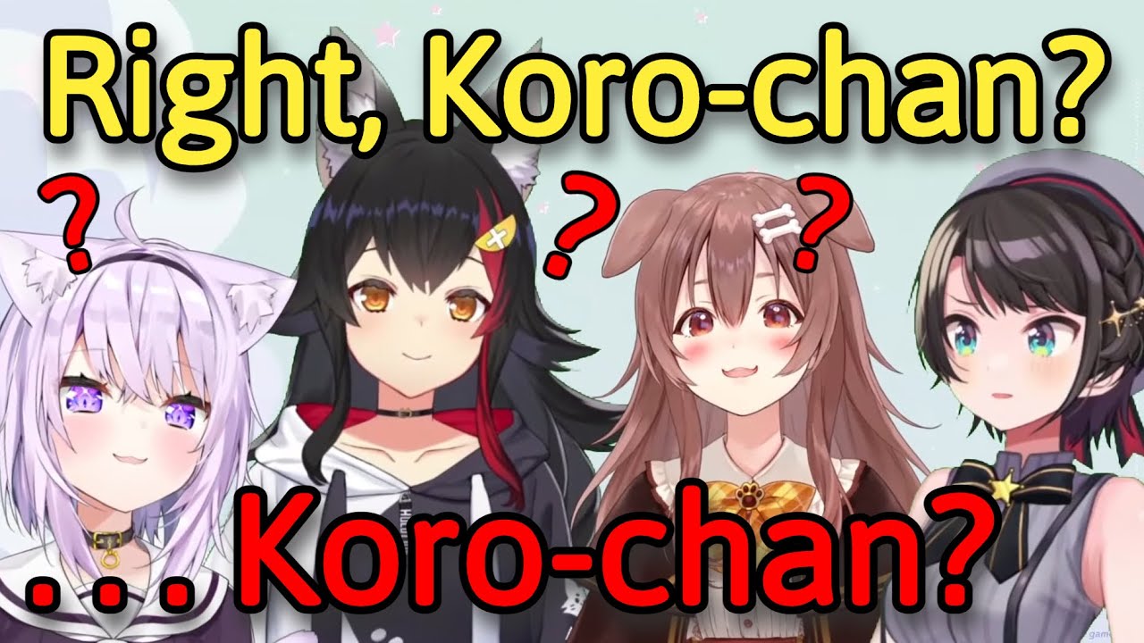 Everyone Gets Very Confused When Subaru Suddenly Called Korone 