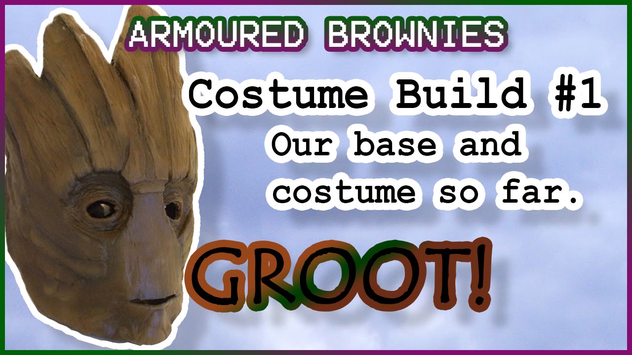 Groot Fullsize Cosplay Build - #1 - The Base and Costume so Far.