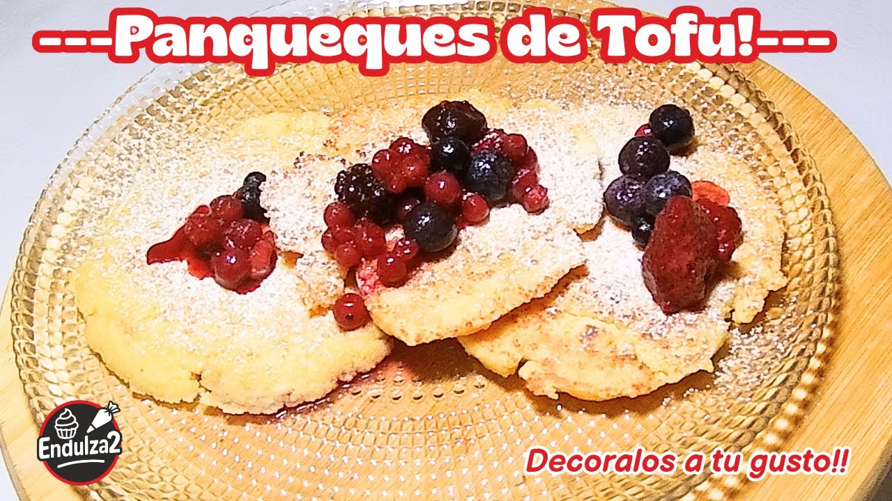 ----PANQUEQUES DE TOFU---DECORALOS COMO QUIERAS!! :)