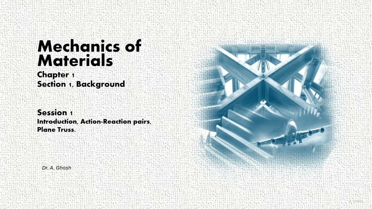 Understanding Mechanics of Materials-Background-Action Reaction Pairs, Equilibrium
