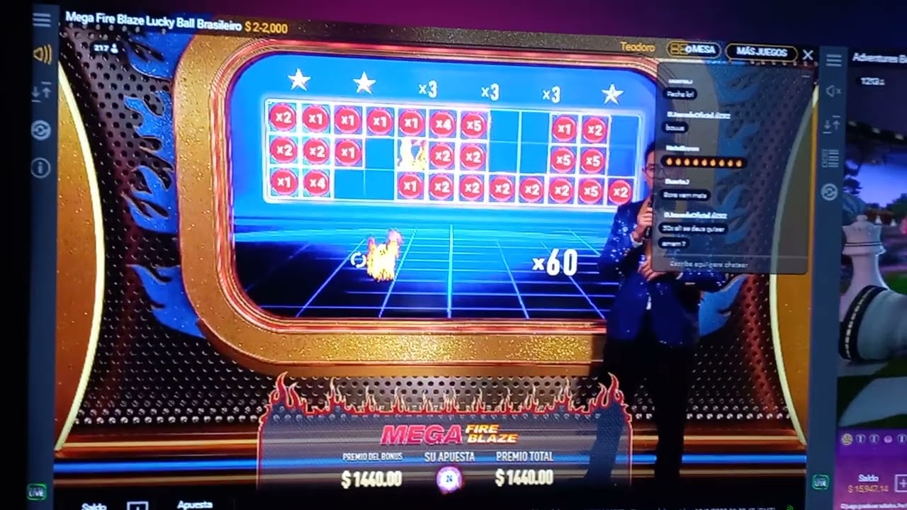 mega fire blaze Lucky ball big win