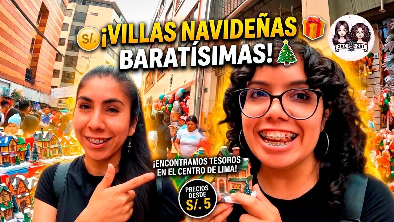 OFERTAS en VILLAS NAVIDEÑAS | Desde Sólo S/30 SOLES | Mercado Central | Centro de Lima |
