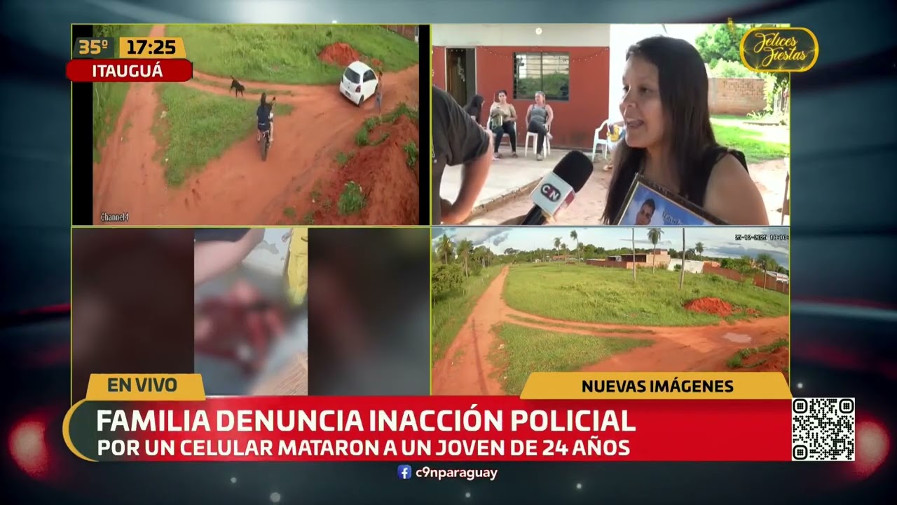 Asesinato de joven de 24 años por robo de celular en Itauguá