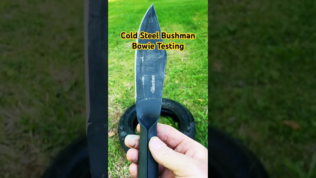 Cold Steel Knives Bushman Bowie #fixedblade #bushcraft #knifeskills #survival #knivescollection