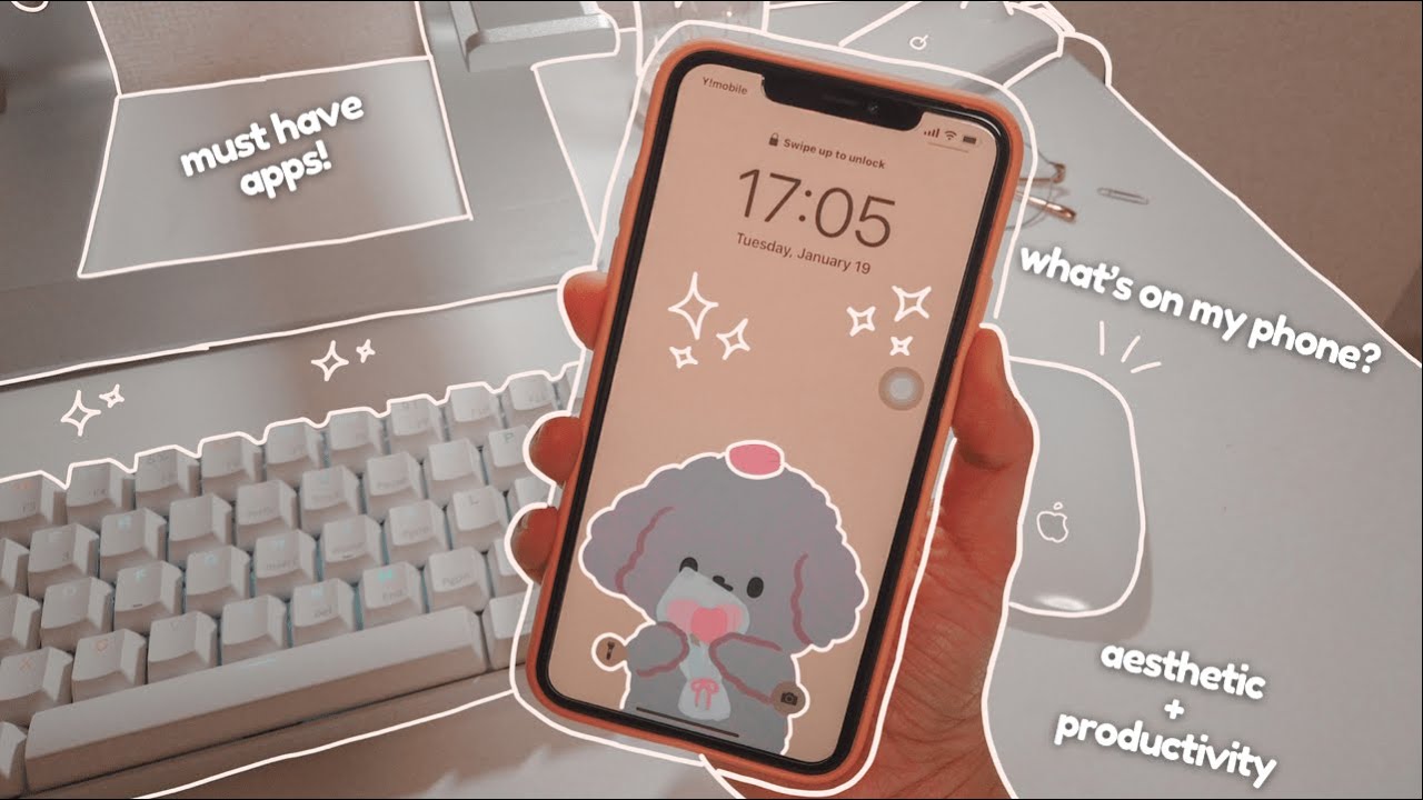 *iOS 14* what's on my phone? 📱 cute + aesthetic + minimalist ✨