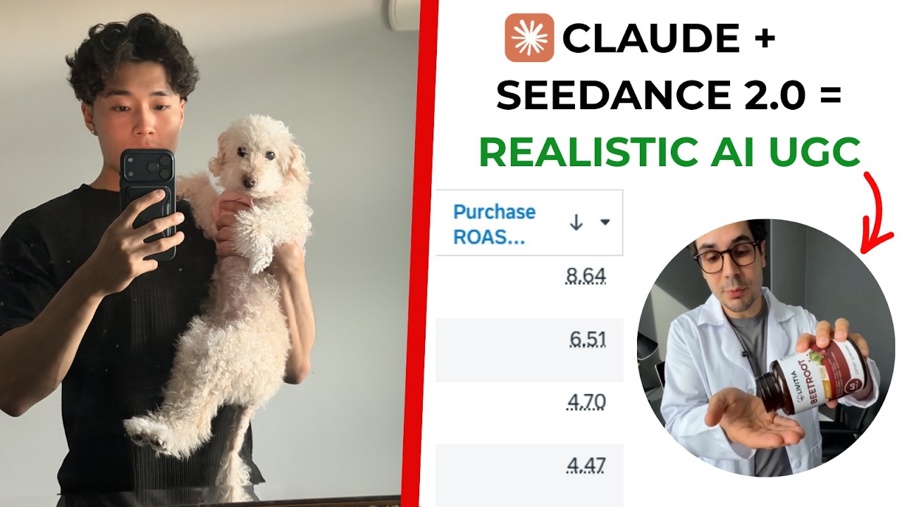 how i make insanely real AI UGC ads with claude in 2026