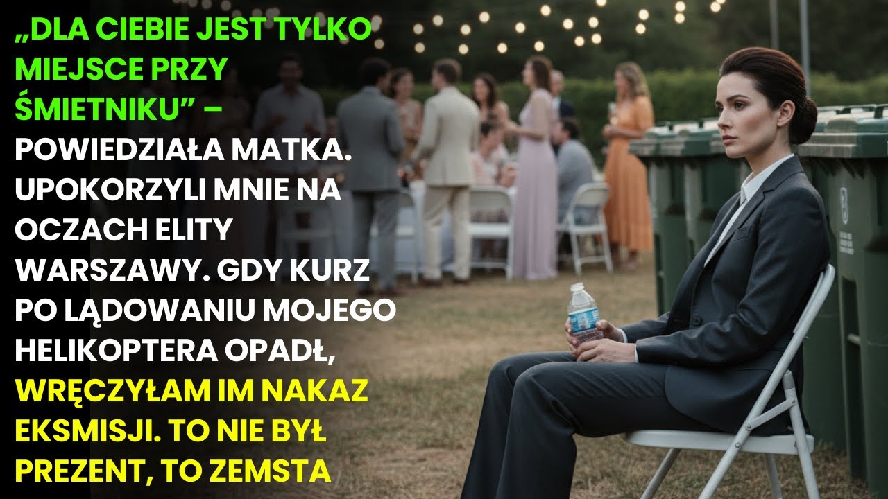 Mama kazała mi siedzieć przy śmieciach. Nie wiedziała, że kupiłam jej dom