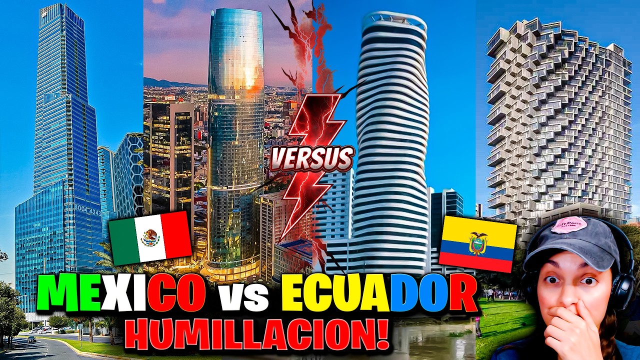 ¿MÉXICO HUMILLÓ a ECUADOR? 🇲🇽 vs 🇪🇨 El duelo de los edificios más altos 😱 | 🇻🇪Venezolana Reacciona