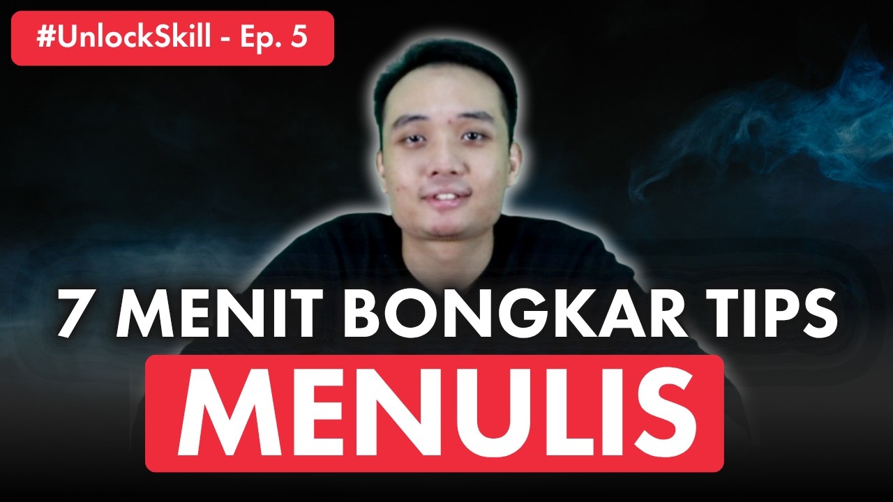 Kamu Bisa Jadi Penulis! 5 Tips Menulis dalam 7 Menit