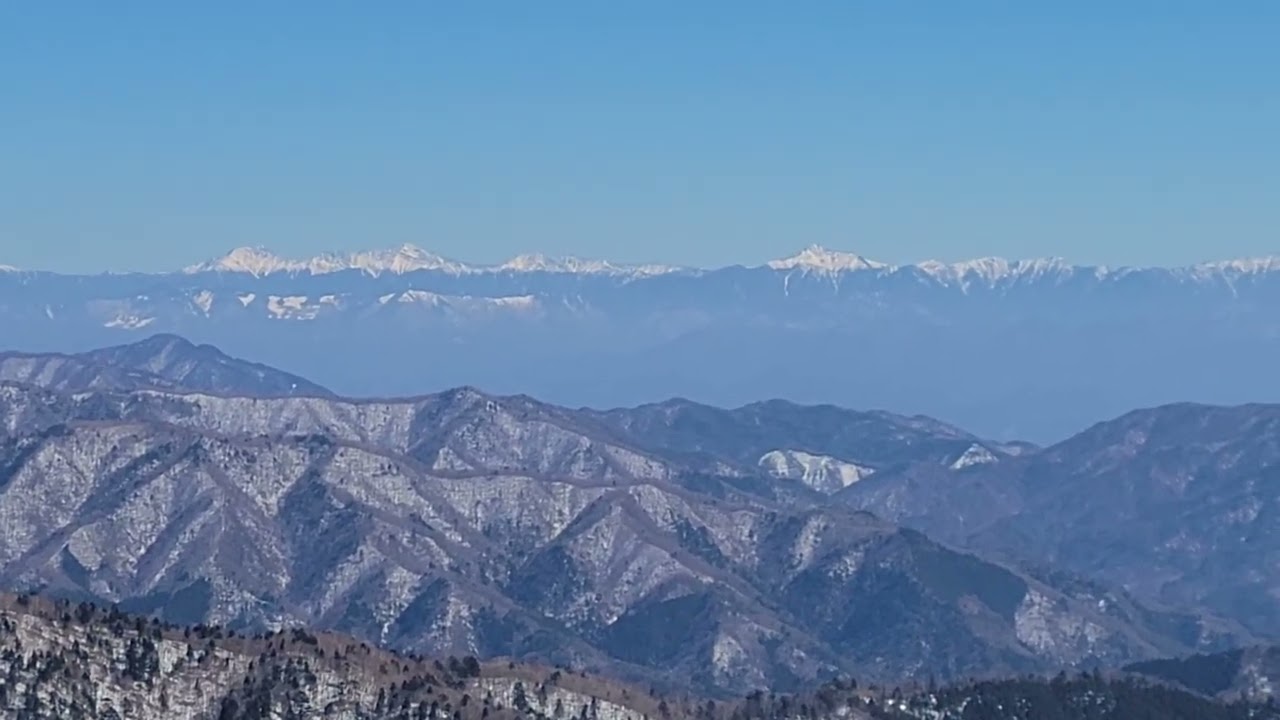 横川山山頂から360&deg;の眺望