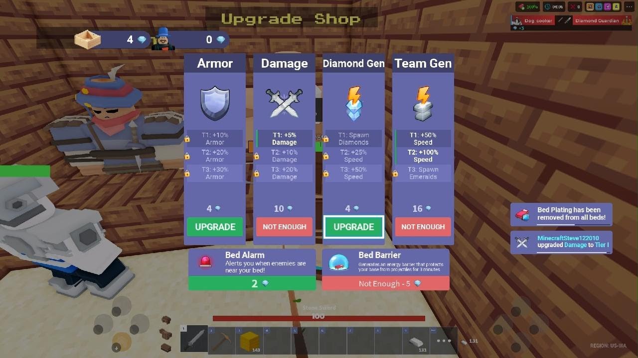Roblox bedwars gameplay! Roblox gameplay #8