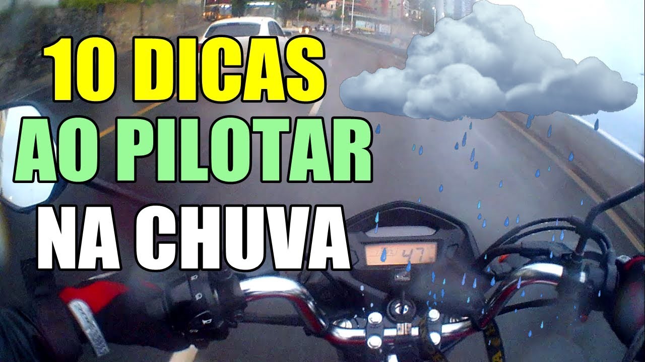 COMO PILOTAR A MOTO NA CHUVA COM SEGURAN&Ccedil;A