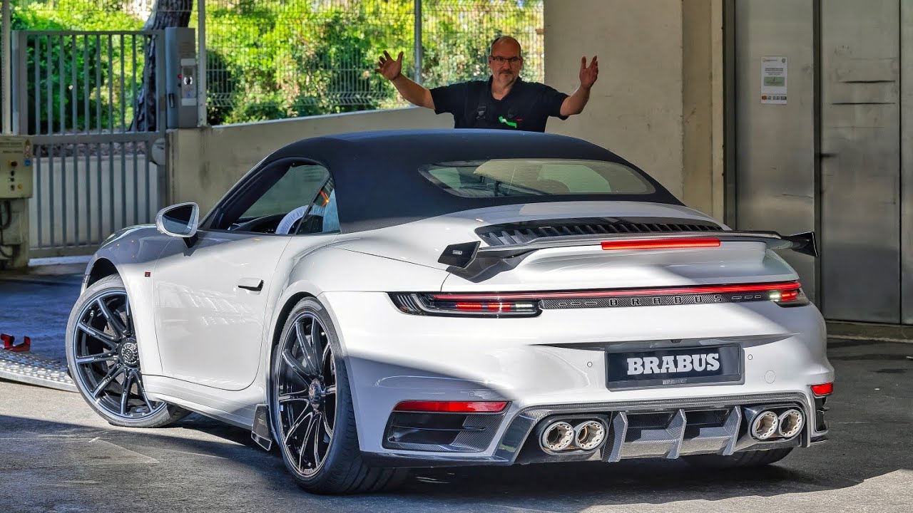 LA NOUVELLE PORSCHE TURBO BRABUS 😲 Carspotting à MONACO !
