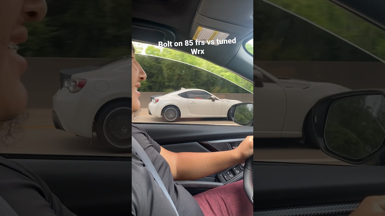 Bolt on e85 scion frs vs tuned Wrx #scionfrs #brz #race #wrx