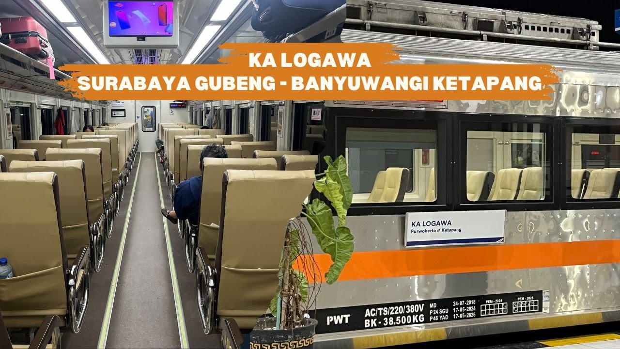 Trip Report KA 248 Logawa Surabaya Gubeng(SGU) – Banyuwangi Ketapang(KTG) | Kelas Ekonomi Premium