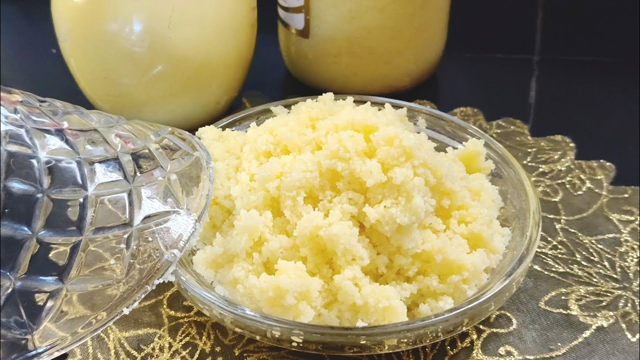 السمن البلدي الحلو أودي عند السواسة مرمل حبة على حبة منسم وبنين وصحي..