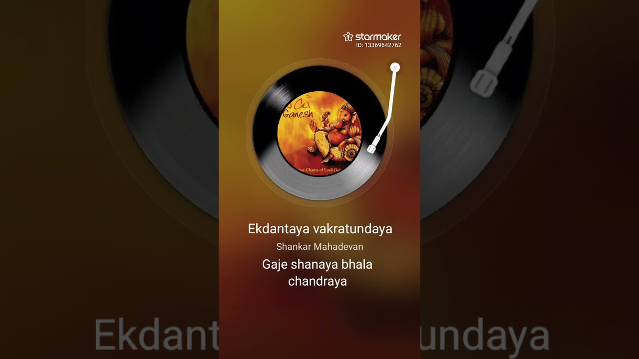 Ekdantaya bakratundaya