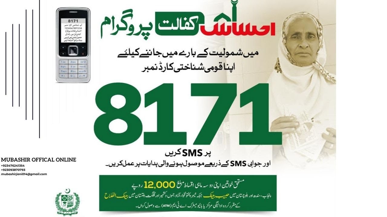 Ehsaas program 14000 Online check 2022 || Ehsas program KY Paise check karne ka Tariqa || 8171