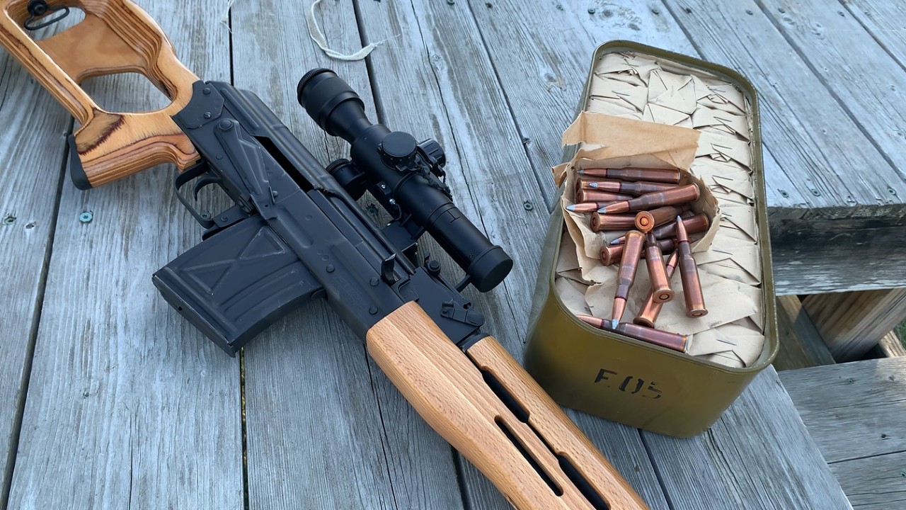 Russian Light Ball 7.62X54 with Romanian PSL