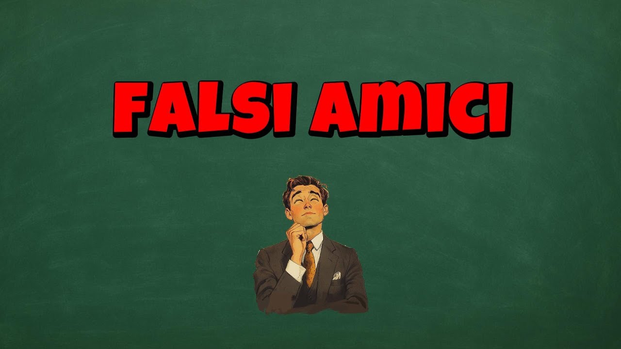 Falsos amigos ITALIANO-ESPAÑOL: palabras que te engañan ⚠️