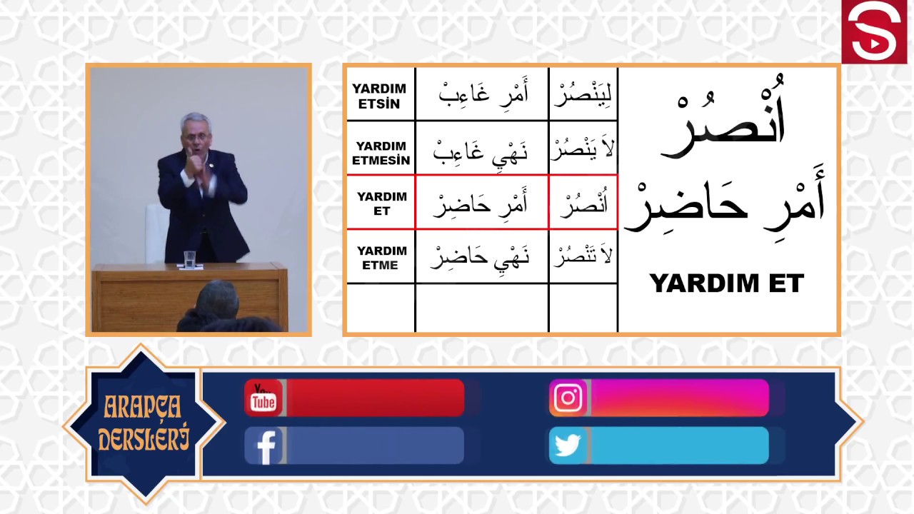 Arapça Temel Dersleri 6 (Emsile 4 Bölüm) 24 Siga - دورات اللغة العربية (Kemal Ayyıldız)