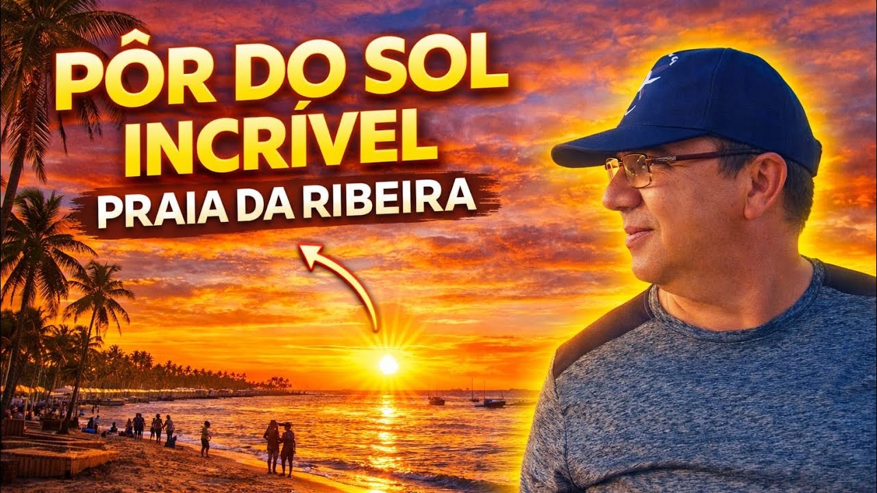 Esse PÔR DO SOL na RIBEIRA é simplesmente SURREAL/FORTE NOSSA SRA DE MONTE SERRAT/PONTA DE HUMAITÁ