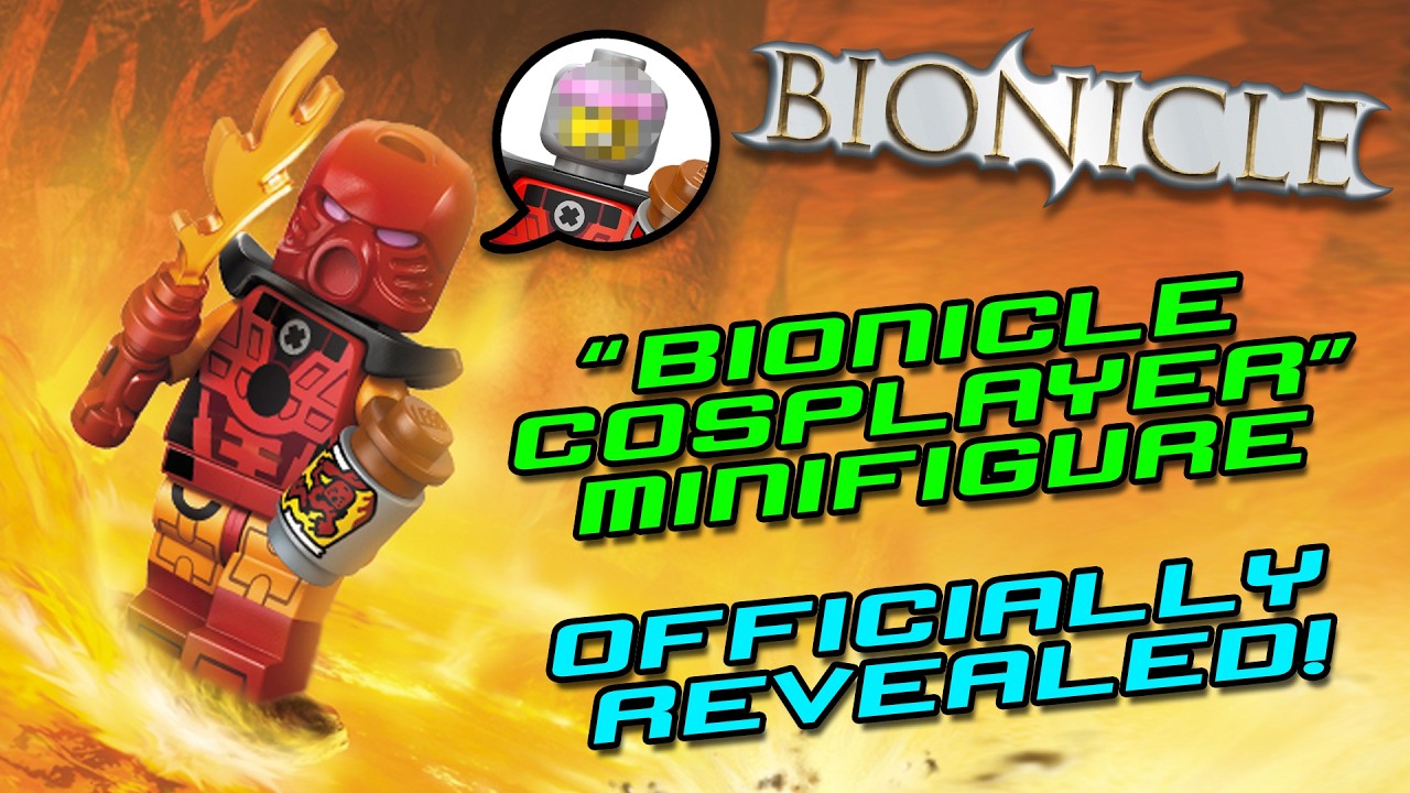 BRICKONICLE &mdash; ЭТО РЕАЛЬНОСТЬ!!!! | Представлена ​​минифигурка CMF от косплеера BIONICLE!