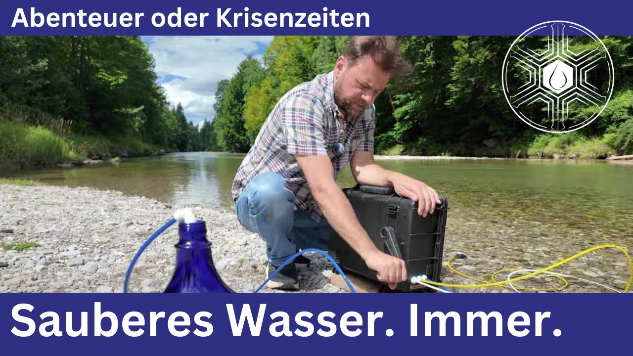 Mobiler Wasserfilter-Koffer f&uuml;r Krise, Camping & Reise | Lebenskraft Wasser